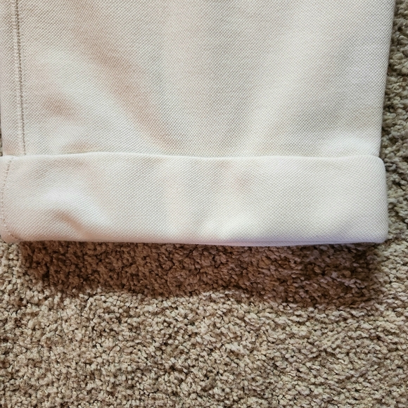 Lauren Ralph Lauren cuffed crop jogging pants Size L Color off white - Picture 3 of 13